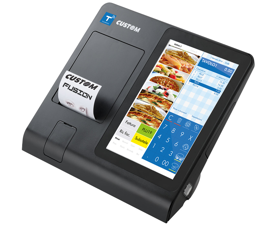 Registratore di cassa pos touch screen FUSION F RT - S.A.T. DUE EMME Latina